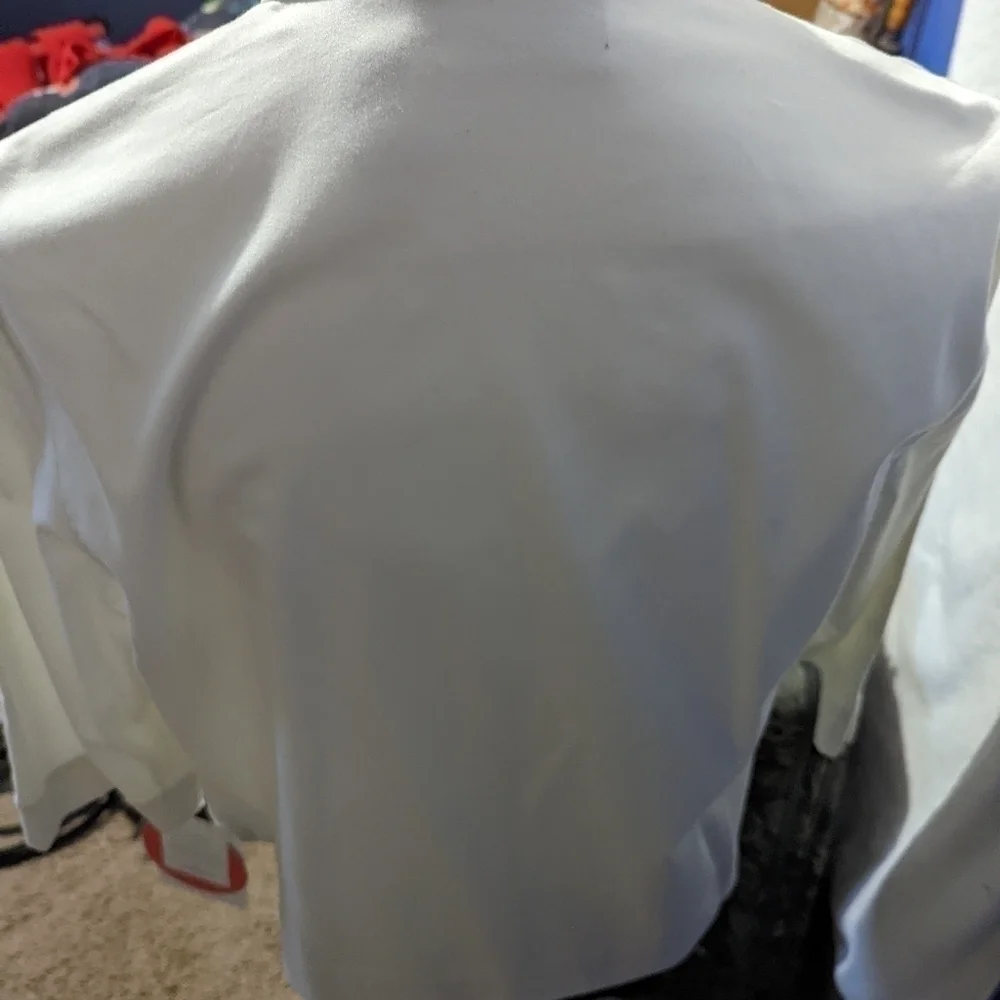 Liz Claiborne White Long Sleeve Jacket - Picture 2 of 3